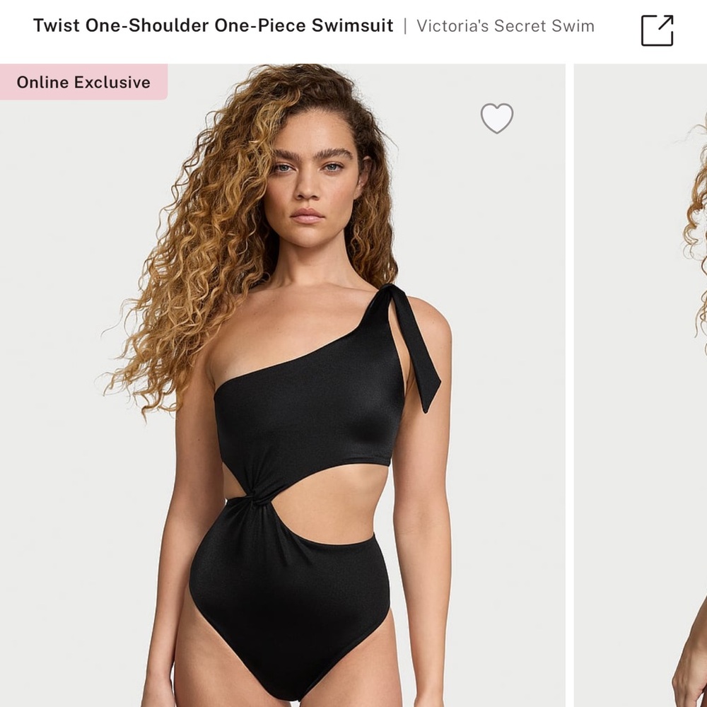 NWT Victoria’s Secret twist one shoulder one piece swim 
*sold out in all sizes